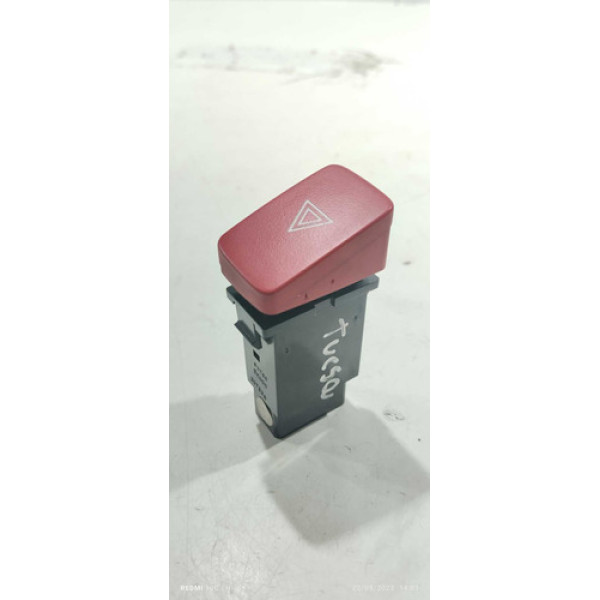 Botão Pisca Alerta Painel Hyundai Tucson 2014 Vermelho
