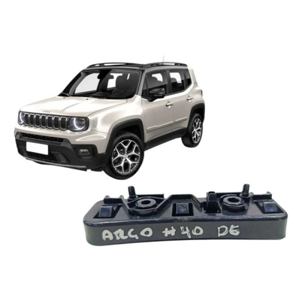 Guia Parachoque Dianteiro Esquerdo Fiat Argo Drive 2020