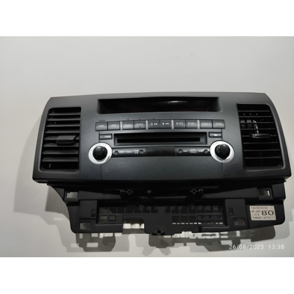 Difusor Central Moldura Rádio Mitsubishi Lancer 2.0 16v 2012