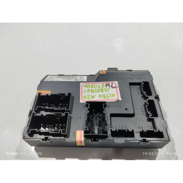 Módulo Conforto Ford New Fiesta 2015 Preto