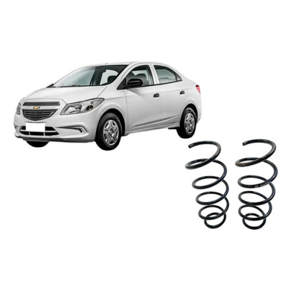 Par Mola Valvula Dianteira Esquerda Direita Prisma 2016