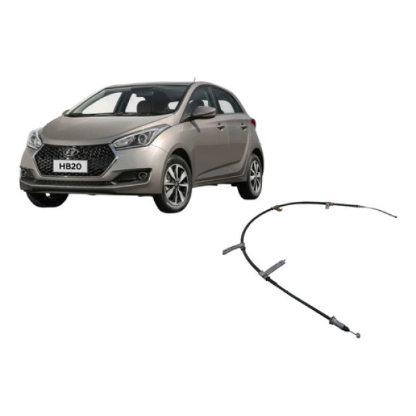 Cabo Freio Mão Esquerdo Hyundai Hb20 1.6 2015