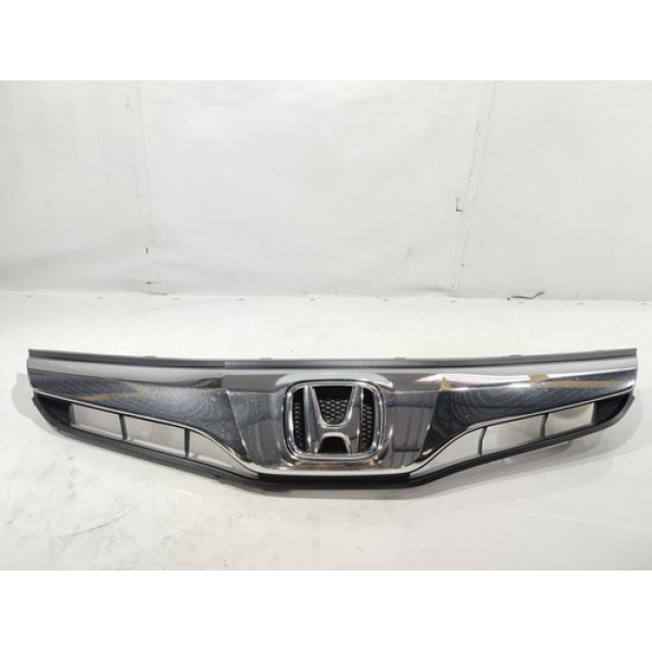 Grade Parachoque Dianteiro Honda Fit 1.5 Lx Automático 2014 Cinza Brilhante