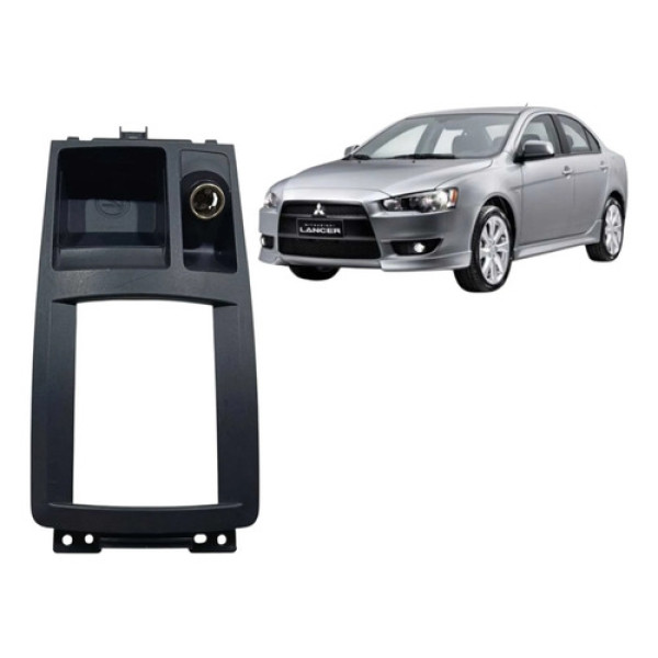 Acabamento Central Console Tomada Mitsubishi Lancer 2014