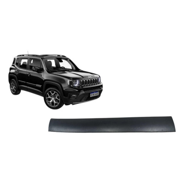 Friso Porta Dianteiro Esquerdo Renegade Sahara 2025 Detalhe Preto