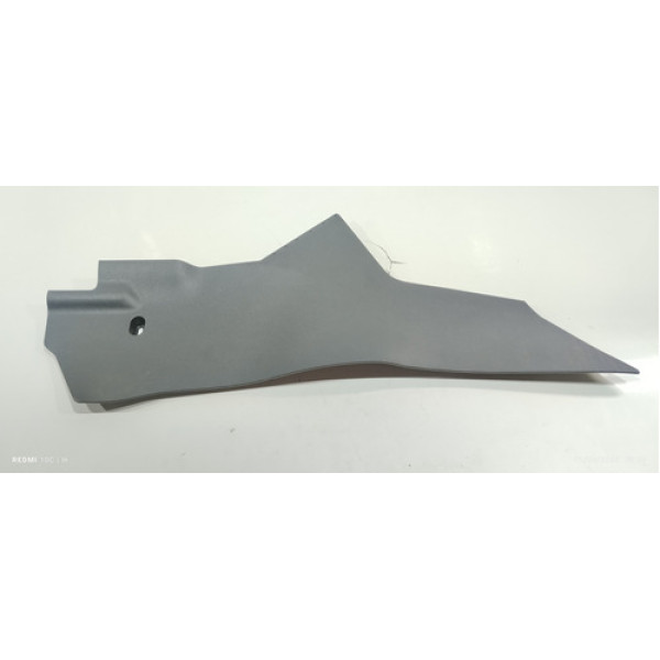 Acabamento Lateral Esquerdo Console Volkswagen Nivus 2022 Preto