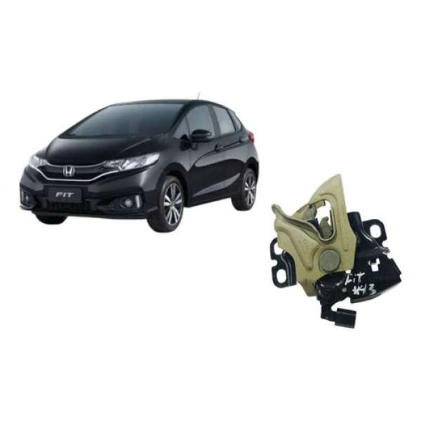 Fechadura Capô Honda Fit 1.5 2015 2020 Com Sensor