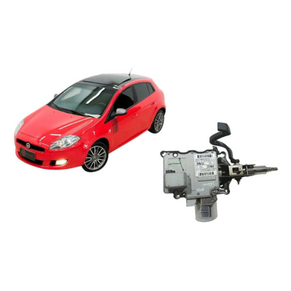 Extensão Do Volante Direcao Fiat Bravo 1.8 Dporting 2013 016 Prata Lisa