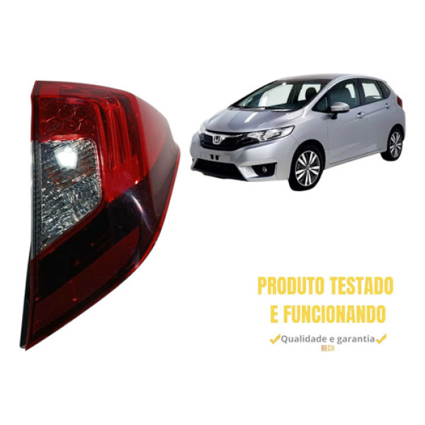 Lanterna Direita Honda Fit 1.5 2015 2020 Direito/passageiro Vermelho