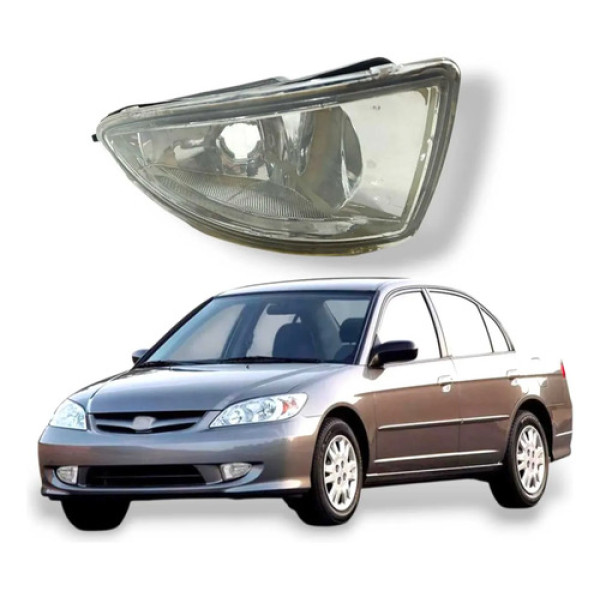 Farol Milha Luz Neblina Direita Honda Civic Lx 1.7 2004 Branca