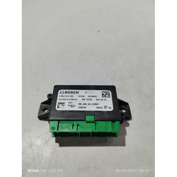 Módulo Sensor De Estacionamento Peugeot 2008 2019 Preto