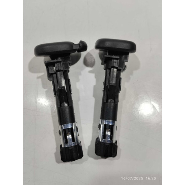 Guia Encosto De Cabeça Traseiro Fiat Toro Atd4 Diesel 2021 Preto