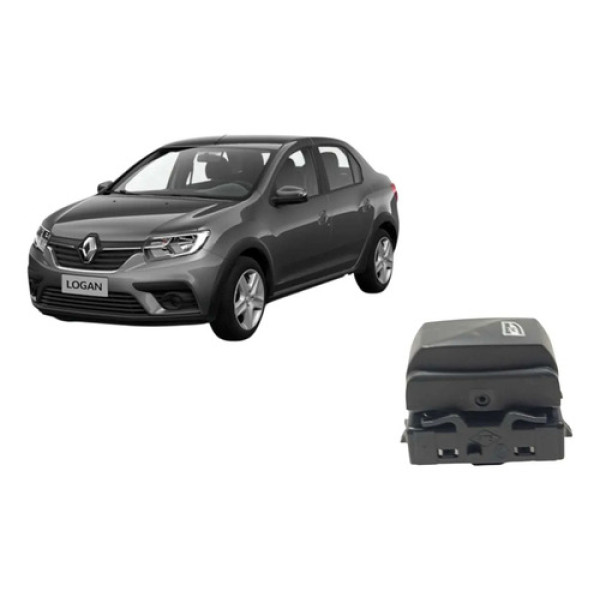 Botão Trava Elétrica Do Vodro Renault Logan 1.6 2015 2019