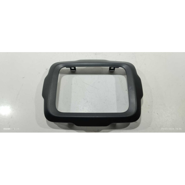 Moldura Painel Multimídia Jeep Renegade 2021  Preto