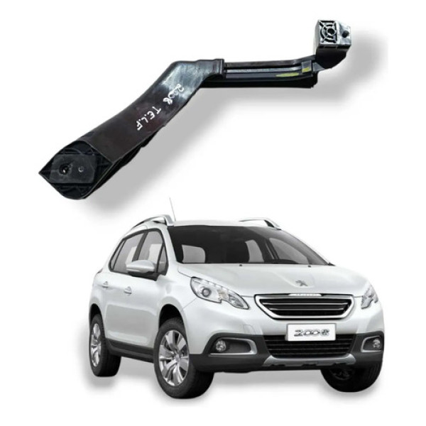 Guia Vidro Traseiro Esquerdo Ldo Fechadura Peugeot 2008 2015 Preto