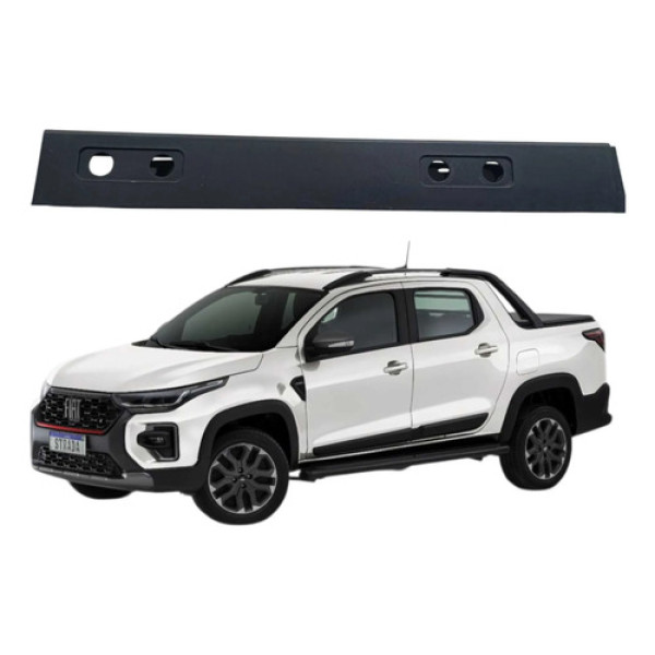 Moldura Direita Caçamba Fiat Strada 1.3 Volcano Cab Dp 2024 Preto