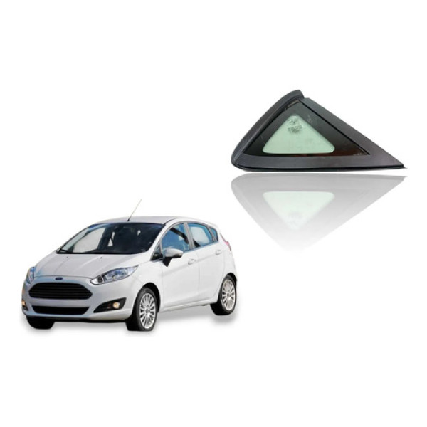 Vidro Fixo Traseiro Esquerdo Ford New Fiesta 2014 2018 Hatch