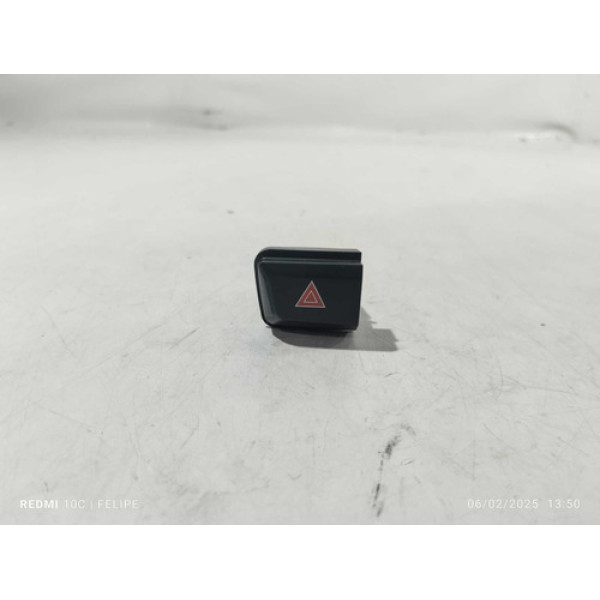 Botão Pisca Alerta Peugeot 2008 2019 Preto