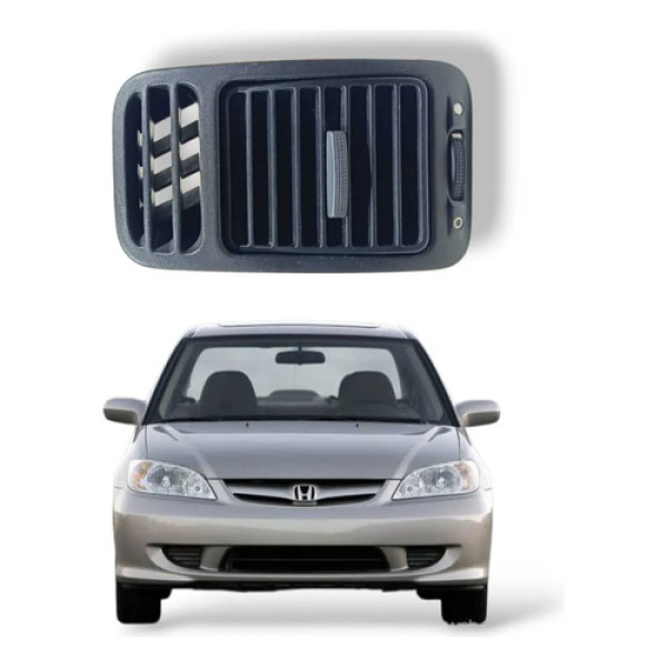 Difusor De Ar Esquerdo Painel Honda Civic Lx 1.7 2004