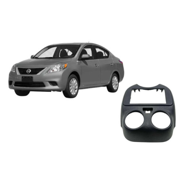 Moldura Difusor Central Multimídia Nissan Versa 2014
