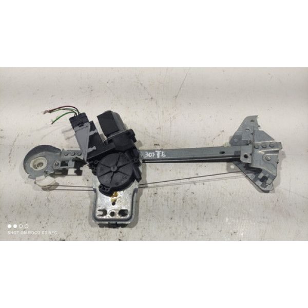 Máquina Vidro Traseira Esquerda Peugeot 307  2010/2011