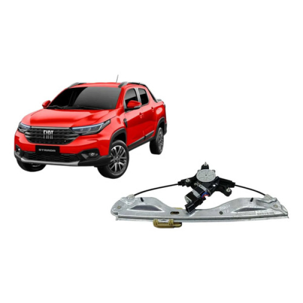Máquina Vidro Traseiro Direita Fiat Strada 2023