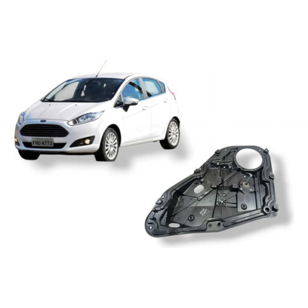 Máquina Vidro Traseira Direita Manual Ford New Fiesta 2014