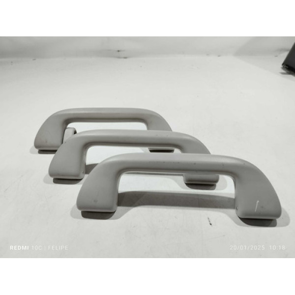 Pega Mão Alça Honda Fit 2017 (3 Peças) Bege