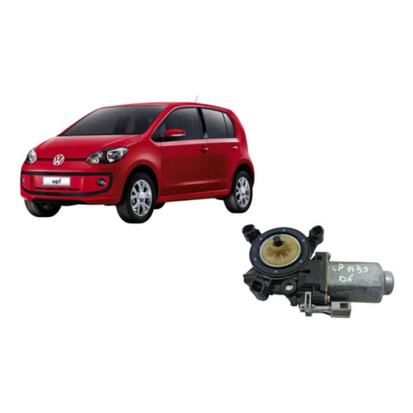 Motor Da Máquina De Vidro Dianteiro Esquerdo Volkswagem Up 2