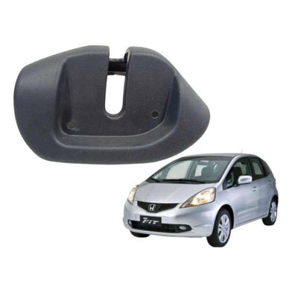Acabamento Trava Banco Traseiro Esquerdo Honda Fit 09/2014 Preto
