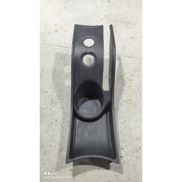 Acabamento Central Porta Copo Citroën C4 Hatch 2012  Preto