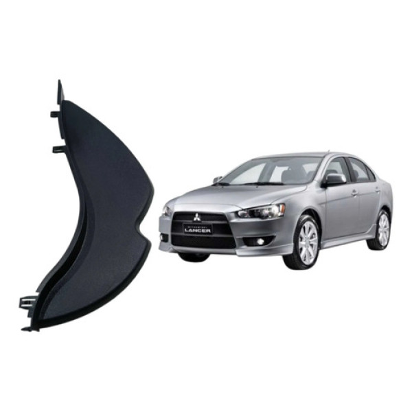 Acabamento Direito Do Painel Mitsubishi Lancer 2014 Preto