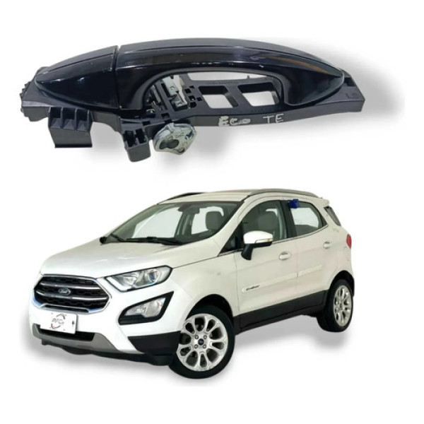 Maçaneta Externa Ecosport Titanium Traseira Esquerda 2018 Preto Traseira