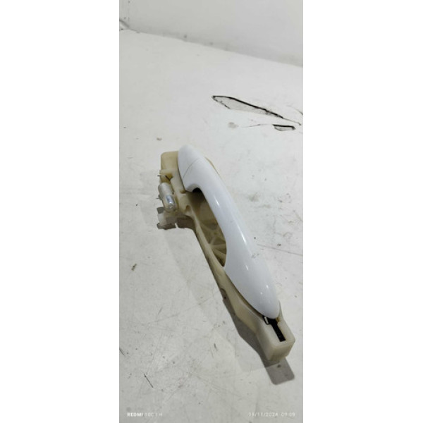 Maçaneta Externa Porta Traseira Esquerda Hyundai Hb20 2016 Branco Traseira