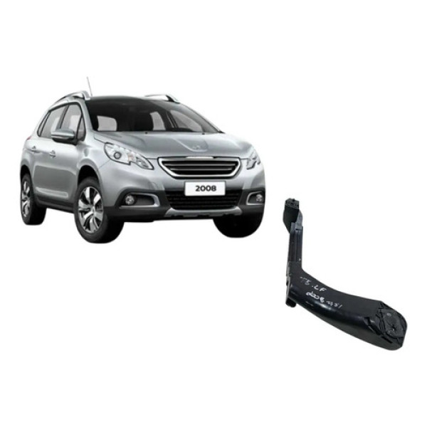 Guia Vidro Traseiro Esquerdo Ldo Fechadura Peugeot 2008 2022 Preto