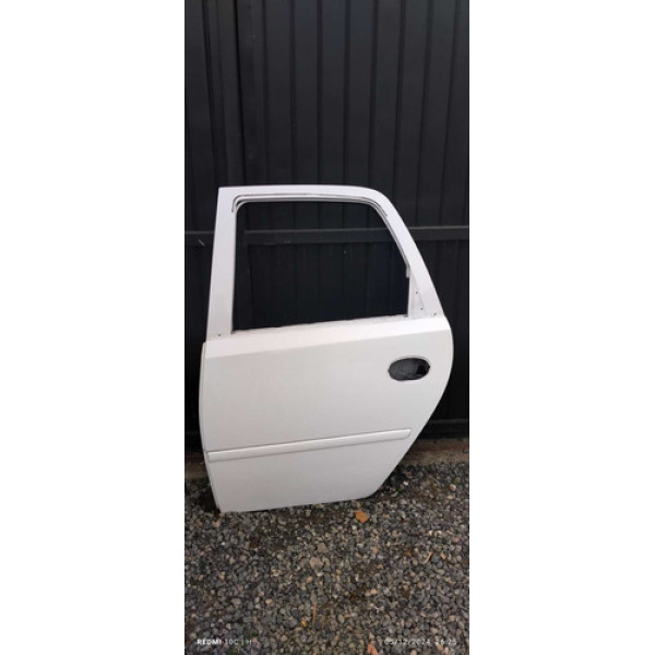 Porta Traseira Esquerda Chevrolet Meriva 2006 Traseira Esquerda Branca