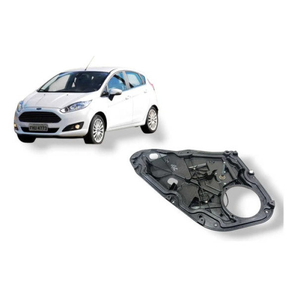 Máquina Vidro Traseira Esquerda Manual New Fiesta Hatch 2015