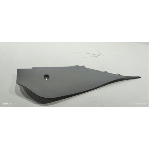 Acabamento Console Lado Esquerdo Volkswagen Tiguan 2010 Preto