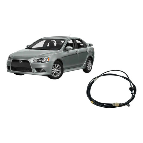 Cabo Alavanca Abertura Do Capô Mitsubishi Lancer 2014