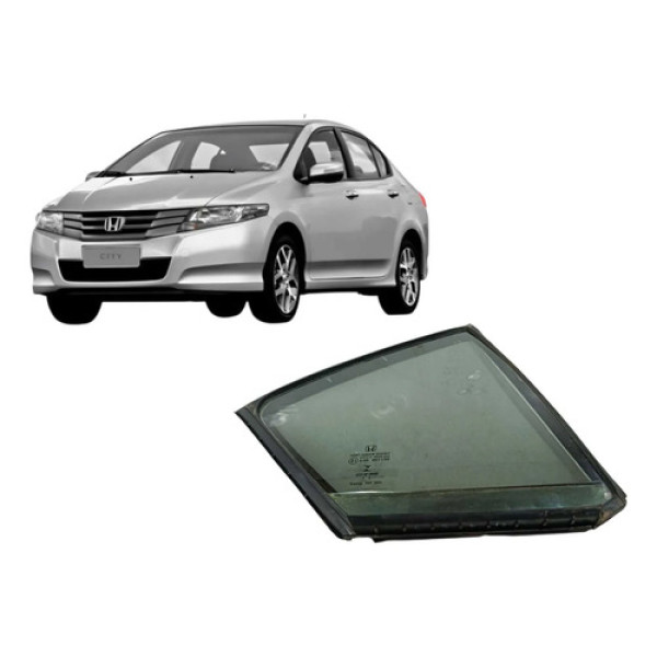 Vidro Lateral Fixo Traseiro Direito Honda City 2010 A 2013