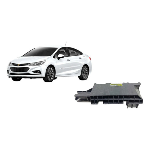 Suporte Protetor Esquerdo Radiador Baixo Cruze Ltz 2018 Preto