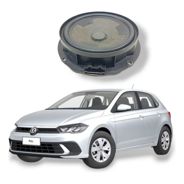 Auto Falante Porta Dianteiro Traseiro Polo Tsi Higline 2023 Preto