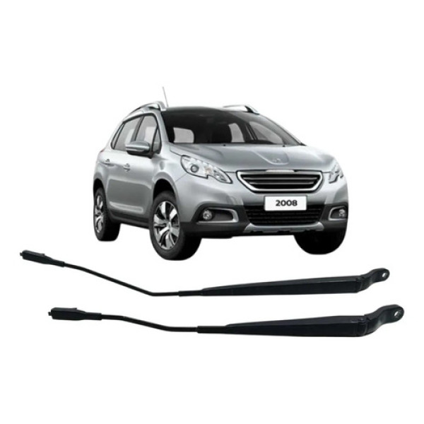 Par Braço Limpador Parabrisa Peugeot 2008 Allure 1.6 2022 Esquerdo