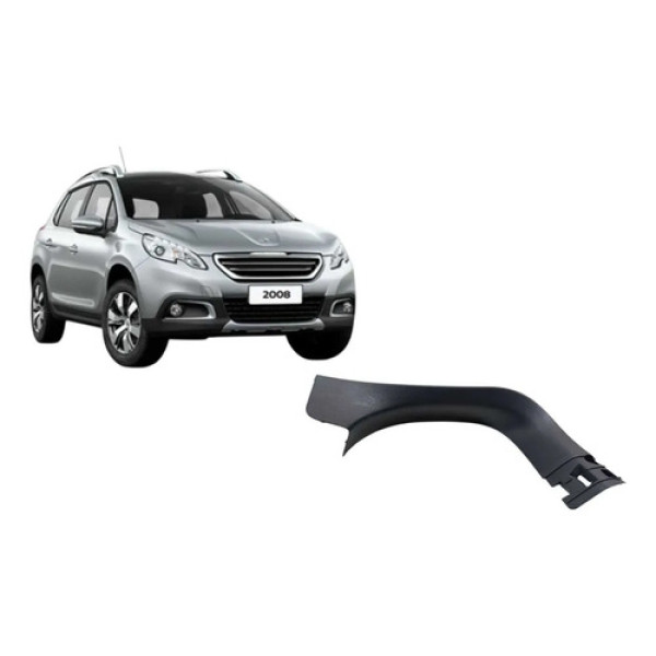 Acabamento Direito Tampa Traseira Peugeot 2008 2020 Preto
