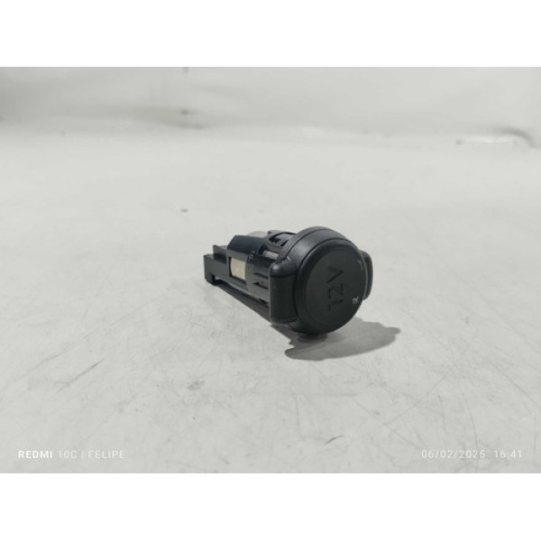 Tomada 12volts Peugeot 2008 2019 Preto