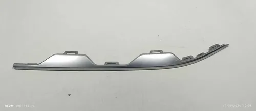 Friso Inferior Esquerdo Parachoque Dianteiro Vw Nivus 2021 Cinza