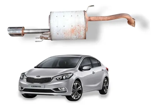 Escape Silencioso Kia Cerato 1.6 2013 2015 ( Compare