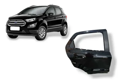 Porta Traseira Direita Ford Ecosport Titanium 2.0 2018 Traseira Direita Cinza