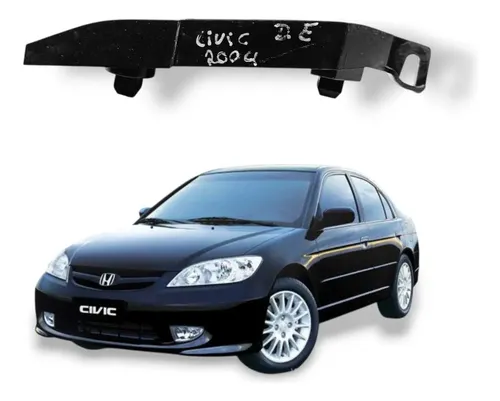 Guia Dianteiro Esquerdo Parachoque Honda Civic Lx 2004 2006