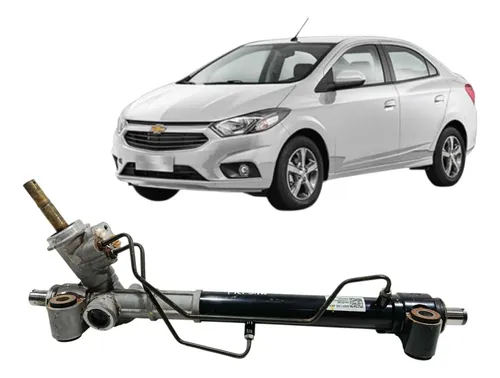 Extensão Volante Direção Chevrolet Prisma 1.0 2016 Prata Lisa